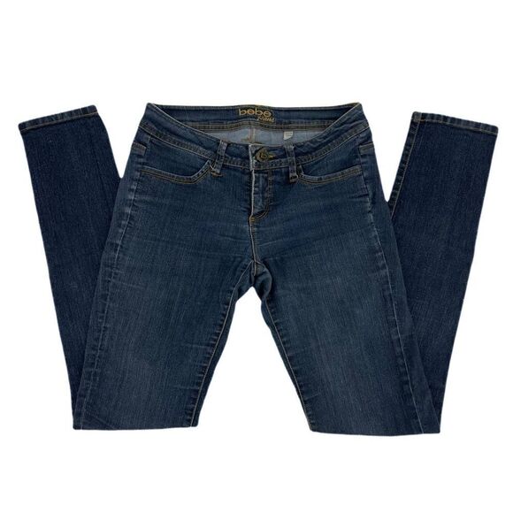 bebe Skinny Jeans - Dark Wash - Picture 3 of 10